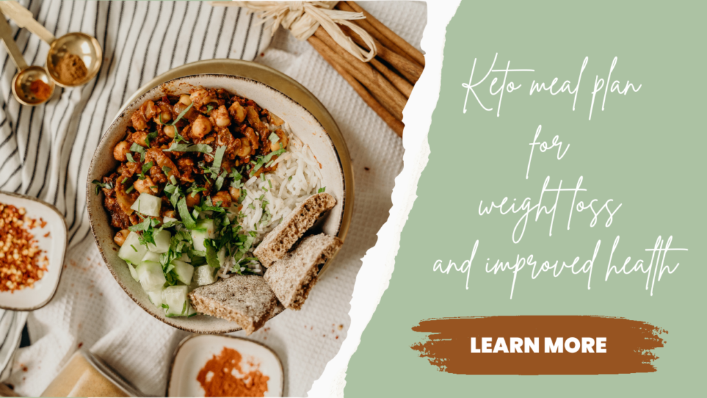 Keto meal plan for weight loss and improved health