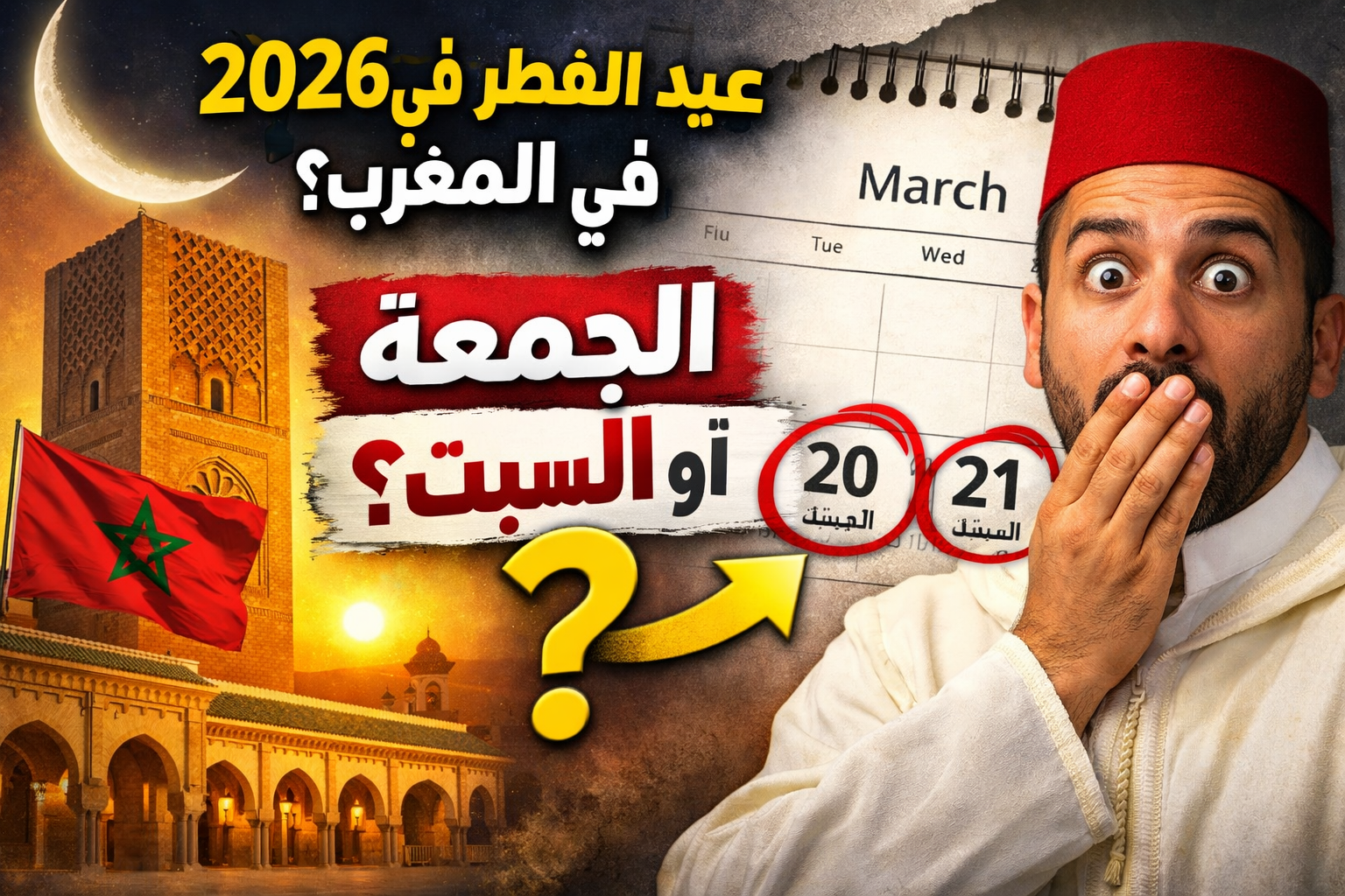 عيد الفطر في المغرب 2026